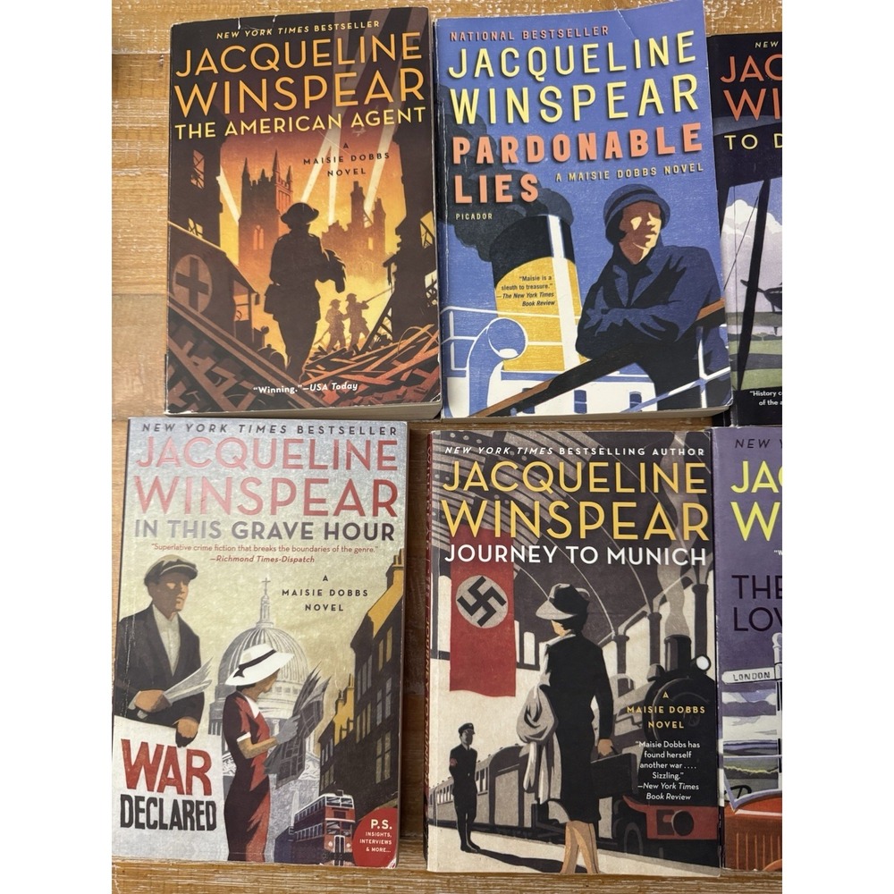 Jacqueline Winspear Maisie Dobbs Mystery 9 Book Lot - Picture 4 of 5